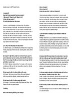 topic thi nói mẫu cho kỳ thi chứng chỉ  chuẩn Châu Âu B1, B2,C1