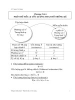 phân bố mẫu và ước lượng tham số thống kê