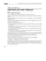 kiểm tra giả định thống kê