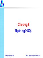 tài liệu ngôn ngữ SQL