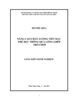 skkn_nâng cao chất lượng tiết dạy thể dục thông qua lồng ghép trò chơi