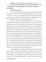 hoạch định chiến lược kinh doanh cho công ty khoáng sản-xây dựng-phụ gia xi măng thanh hoá