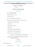 sáng kiến kinh nghiệm bảo đảm an toàn cho bé 14-36 tháng