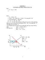 đáp án bài tập kinh tế vĩ mô