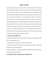 đề tài khoa học-chất tẩy rửa thân thiện với môi trường