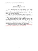 nghiên cứu chiết tách kaempferol từ lá chè xanh việt nam