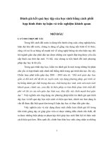 ĐỀ TÀI: Đánh giá kết quả học tập của học sinh bằng cách phối hợp hình thức tự luận và trắc nghiệm khách quan