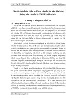 ĐỀ TÀI: Các giải pháp hoàn thiện nghiệp vụ vận chuyển hàng hóa bằng đường biển của công ty TNHH Mol Logistic