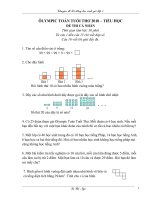 Olympic toán tuổi thơ toàn quốc