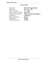 rèn luyện kĩ năng thành lập bản đồ địa lý cho học sinh lớp 12