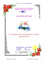 skkn một số giải pháp giúp học sinh lớp 4 hứng thú học toán