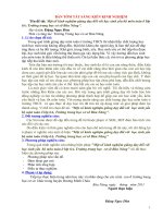 một số kinh nghiệm giảng dạy đối với học sinh yếu bộ môn toán ở lớp 6a1 trường trung học cơ sở bàu năng.