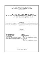 nghiên cứu ứng dụng vi khuẩn qxy hóa methane (mob) trong việc giảm phát thải methane từ đất trồng lúa và tăng dinh dưỡng của đất trồng