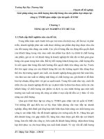 ĐỀ TÀI: Giải pháp nâng cao chất lượng đơn đặt hàng cho sản phẩm hạt nhựa tại công ty TNHH giao nhận vận tải