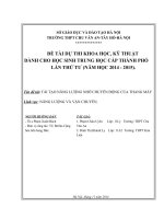 TÁI TẠO NĂNG LƯỢNG NHỜ CHUYỂN ĐỘNG CỦA THANG MÁY