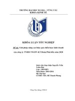 giải pháp nâng cao hiệu quả chiến lược kinh doanh của công ty tnhh tm-dv-kt hoàn phát đến năm 2020