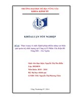 thực trạng và một số giải pháp nhằm nâng cao hiệu quả quản trị chất lượng tại công ty cổ phần cấu kiện bê tông dic - tín nghĩa