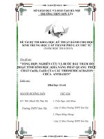 tổng hợp, nghiên cứu, bước đầu thăm dò hoạt tính sinh học của phức chất cu(2), co(2) của các thiosemicacbazon chứa antraxen