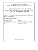 CÁCH NHÌN NHẬN CỦA HỌC SINH TRUNG HỌC PHỔ THÔNG VỀ TÌNH YÊU ĐỒNG GIỚI