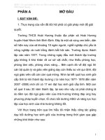 SKKN Các giải pháp chỉ đạo của hiệu trưởng trong công tác bồi dưỡng học sinh giỏi trường thcs hoài hương