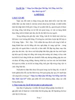 SKKN Nâng cao hiệu quả tiết dạy nói tiếng anh cho học sinh lớp 8 và 9