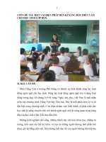 skkn một vài biện pháp rèn kĩ năng đọc diễn cảm cho học sinh lớp bốn