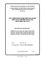 quy trình công nghệ chế tạo lò hơi công suất nhỏ đốt than cám, trấu hoặc mùn cưa