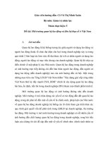 môi trường quan hệ lao động và liên hệ thực tế ở việt nam