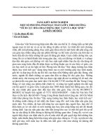 tích cực hóa hoạt động học tập của học sinh