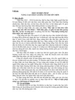 một số biện pháp nâng cao chất lượng tổ chuyên môn