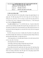 những điểm cần chú ý khi sử dụng giáo án điện tử vào việc dạy học trên lớp.