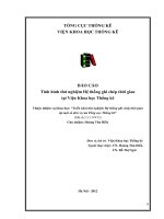 Tình hình thử nghiệm Hệ thống ghi chép thời gian tại Việ khoa học thống kê