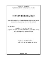 Một số phương pháp và mô hình dự báo xu hướng biến động đang được áp dụng ở một số nước trên thế giới