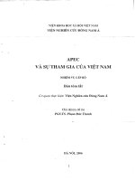 APEC và sự tham gia của Việt Nam