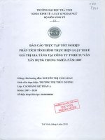 luận văn quản trị kinh doanh phân tích tình hình thực hiện luật thuế gtgt tại công ty tư vấn xây dựng trung nghĩa