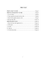 một số kinh nghiệm giúp học sinh khá giỏi phát hiện và giải những bài toán mới từ bài toán gốc