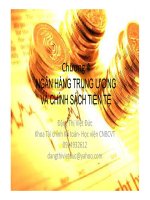 ngân hàng chính sách tiền tệ và chính sách tiền tệ