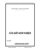 hướng dẫn học sinh luyện tập phép tu từ so sánh trong tập làm văn miêu tả lớp 4, 5