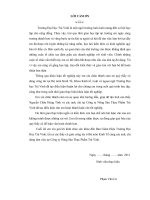 luận văn quản trị kinh doanh phân tích kết quả hoạt động kinh doanh tại công ty nông sản thực phẩm trà vinh