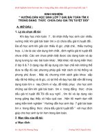 kinh nghiệm giải bài toán tìm x trong đẳng thức chứa dấu giá trị tuyệt đối_lớp 7.