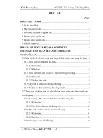 khóa luận tốt nghiệp ngành du lịch nâng cao hiệu quả chính sách xúc tiến hỗn hợp trong kinh doanh dịch vụ tiệc cưới tại nhà hàng nam châu hội quán