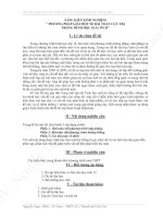 phương pháp giải  một số bài toán cực trị trong hình học giải tích