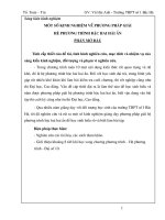 một số kinh nghiệm về phương pháp giải hệ phương trình bậc hai hai ẩn