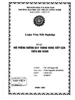 luận văn kỹ thuật điện, điện tử mô phỏng đường bay trong vùng tiếp cận trên ing 1010r