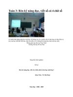 rèn kĩ năng đọc, viết số có 4 chữ số