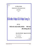 đồ án thiết kế mạch điều khiển pid cho đối tượng bậc 2 - luận văn, đồ án, đề tài tốt nghiệp