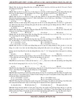 58 đề thi thử vật lý 2015