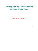 đề tài năng lượng thủy triều - luận văn, đồ án, đề tài tốt nghiệp
