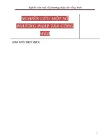 Nghiên cứu một số phương pháp tấn công web (ĐATN cực hay)