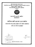 đồng hồ lịch vạn niên